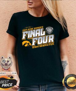 Iowa Hawkeyes 2024 NCAA Women's Basketball Tournament March Madness Final Four V-neck