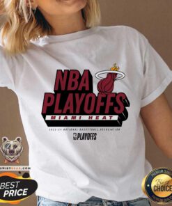 Miami Heat 2024 NBA Playoffs Defensive Stance V-neck