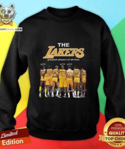 Awesome Los Angeles Lakers The Greatest Basketball Players Sweatshirt