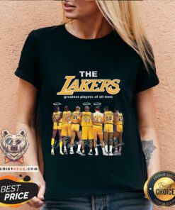 Awesome Los Angeles Lakers The Greatest Basketball Players V-neck
