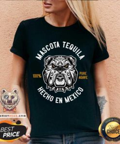 Awesome Mascota Tequila Hecho En Mexico Black Classic V-neck