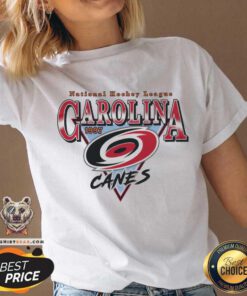 Awesome National Hockey League Carolina Canes 1997 V-neck