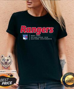 Awesome New York Rangers Strike The Goal V-neck