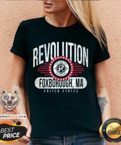 Funny New England Revolution Badge Of Honor V-neck