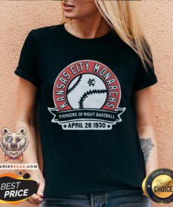 Good KC Monarchs Pioneers Of Night Baseball V-neck