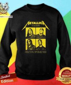 Good Metallica 72 Seasons Four Faces Sweatshirt