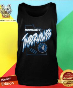 Good Minnesota Timberwolves Phoebe Minnesota Map Tank-top