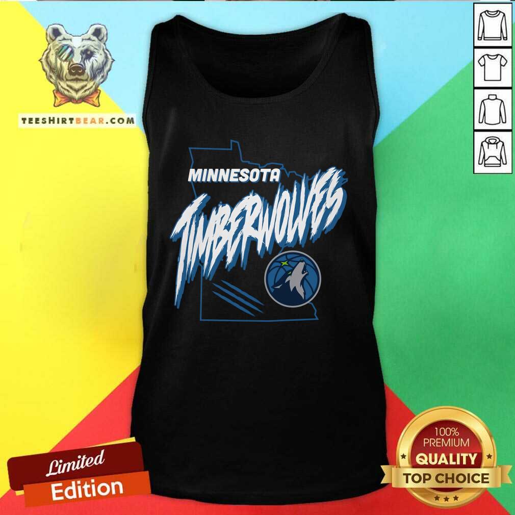 Good Minnesota Timberwolves Phoebe Minnesota Map Tank-top