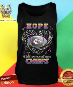 Great Kansas City Chiefs Hope Football In All Color Tank-top