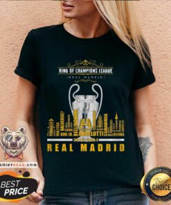 Great King Of Champions League Real Madird 15 2023-2024 3D V-neck