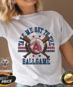Great Los Angeles Angels Take Me Out To The Ballgame V-neck