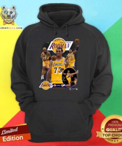 Great M&N Los Angeles Lakers Dennis Rodman Player Hoodie