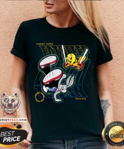 Great Mad Engine Looney Tunes Team USA Breakdancing V-neck