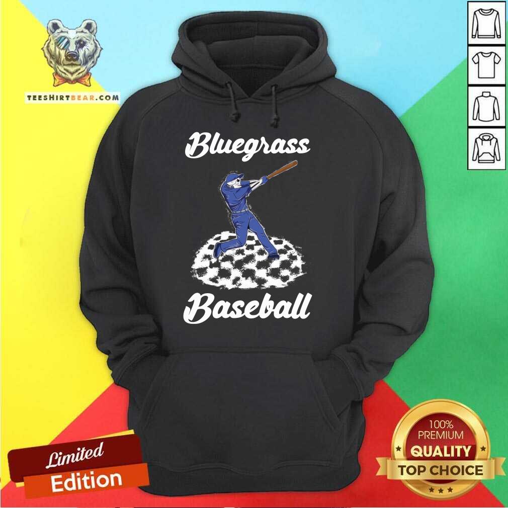 Happy Skeleton Bluegrass Baseball Hoodie
