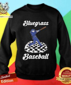 Happy Skeleton Bluegrass Baseball Sweatshirt