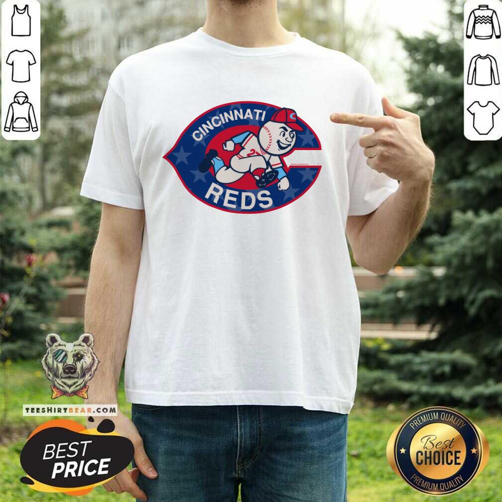 Nice Freedom Cincinnati Reds Mascot Baseball T-Shirt