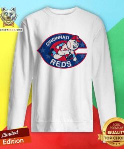 Nice Freedom Cincinnati Reds Mascot Baseball Sweatshirt