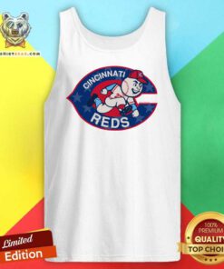 Nice Freedom Cincinnati Reds Mascot Baseball Tank-top