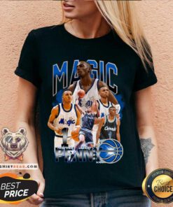 Nice HWC Orlando Magic Penny Hardaway Bling V-neck