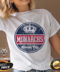 Nice Kansas City Monarchs Crown V-neck