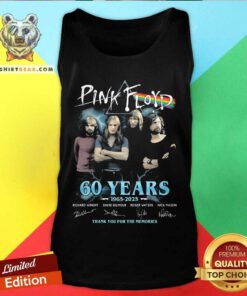 Nice Pink Floyd 60 Years Thank You For The Memories Tank-top