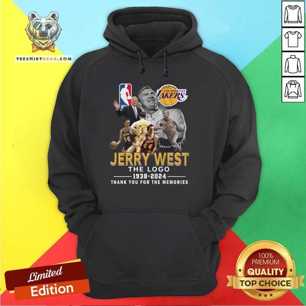 Official Los Angeles Lakers Jerry West 1938-2024 Hoodie