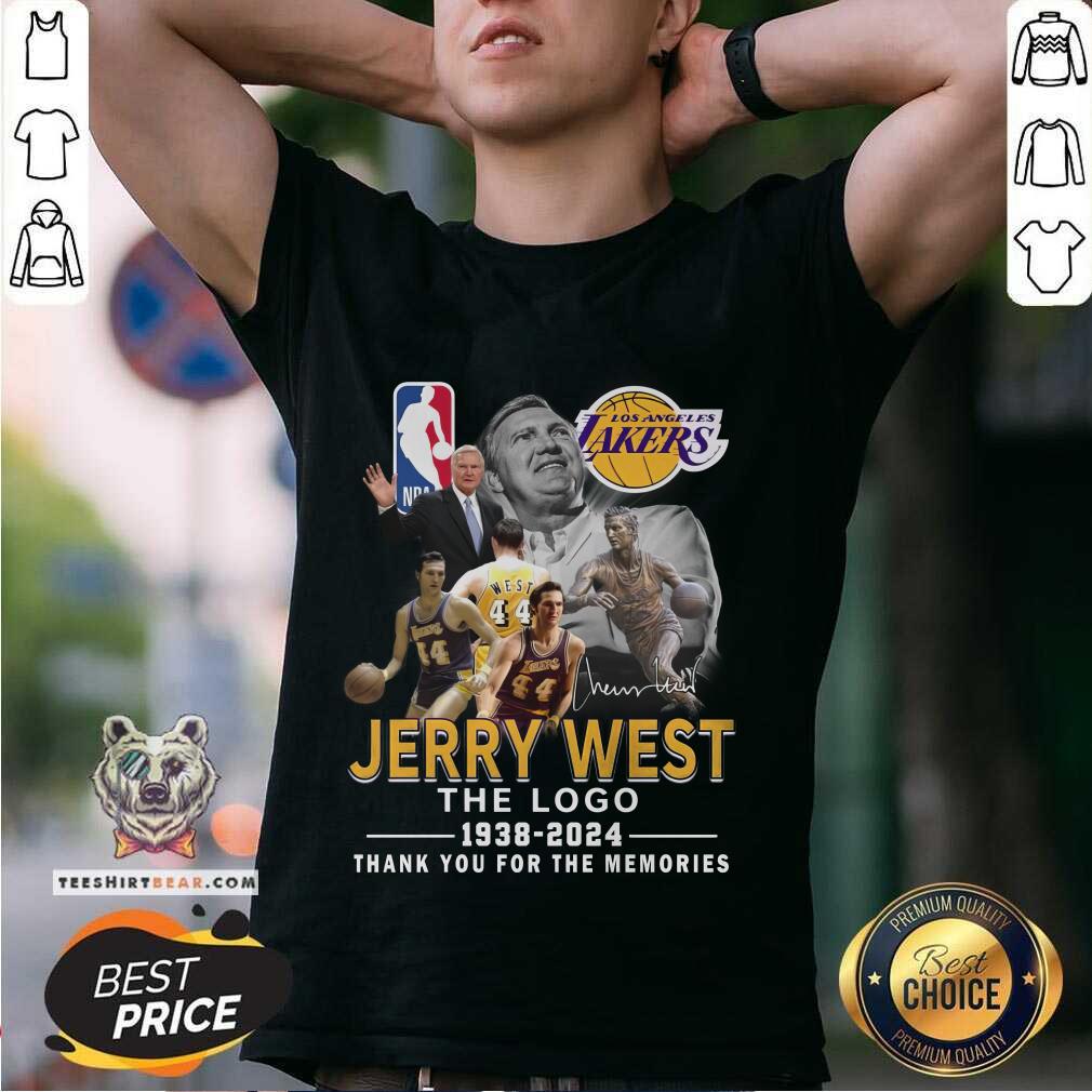 Official Los Angeles Lakers Jerry West 1938-2024 T-Shirt