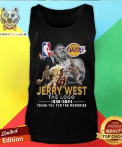 Official Los Angeles Lakers Jerry West 1938-2024 Tank-top