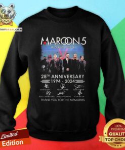 Official Maroon 5 World Tour 28th Anniversary 1994-2024 Sweatshirt