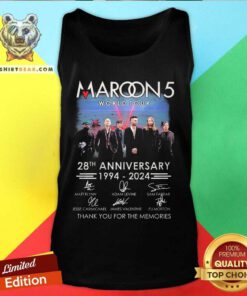 Official Maroon 5 World Tour 28th Anniversary 1994-2024 Tank-top