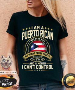 Official Puerto Rico Funny Quote Puerto Rican V-neck