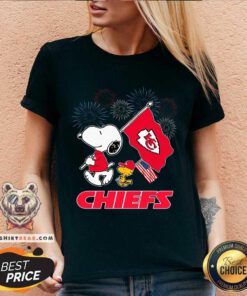 Original Kansas City Chiefs Happy 4th Of July Independence Day V-neck