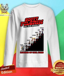 Original League Of Evil Exes Scott Pilgrim Vs The World White Sweatshirt