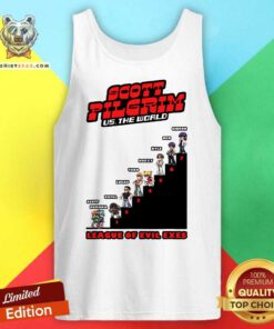 Original League Of Evil Exes Scott Pilgrim Vs The World White Tank-top