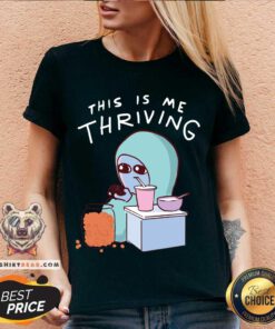 Original Nathan W Pyle Shop Strange Planet This Is Me Thriving V-neck