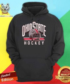 Original Ohio State Hockey Helmet Hoodie