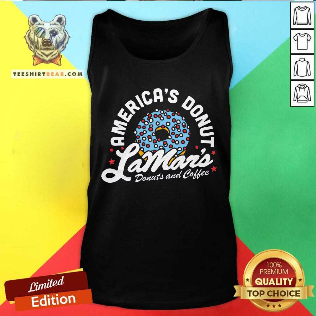 Premium LaMar's Donuts And Coffee America's Donut Tank-top