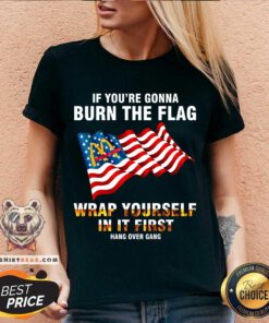Premium McDonald’s The Flag Wrap Yourself In It First V-neck