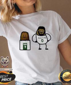Pretty Hash Brown And Potatum Boston Celtics V-neck