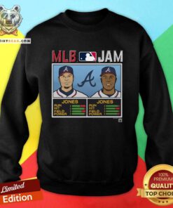 Pretty MLB Jam Braves Jones And Jones Sweatshirt