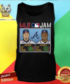 Pretty MLB Jam Braves Jones And Jones Tank-top