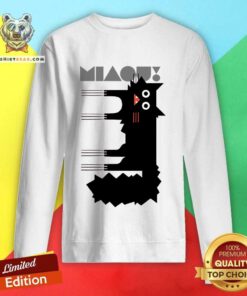 Pretty Miaou Black Cat Sweatshirt