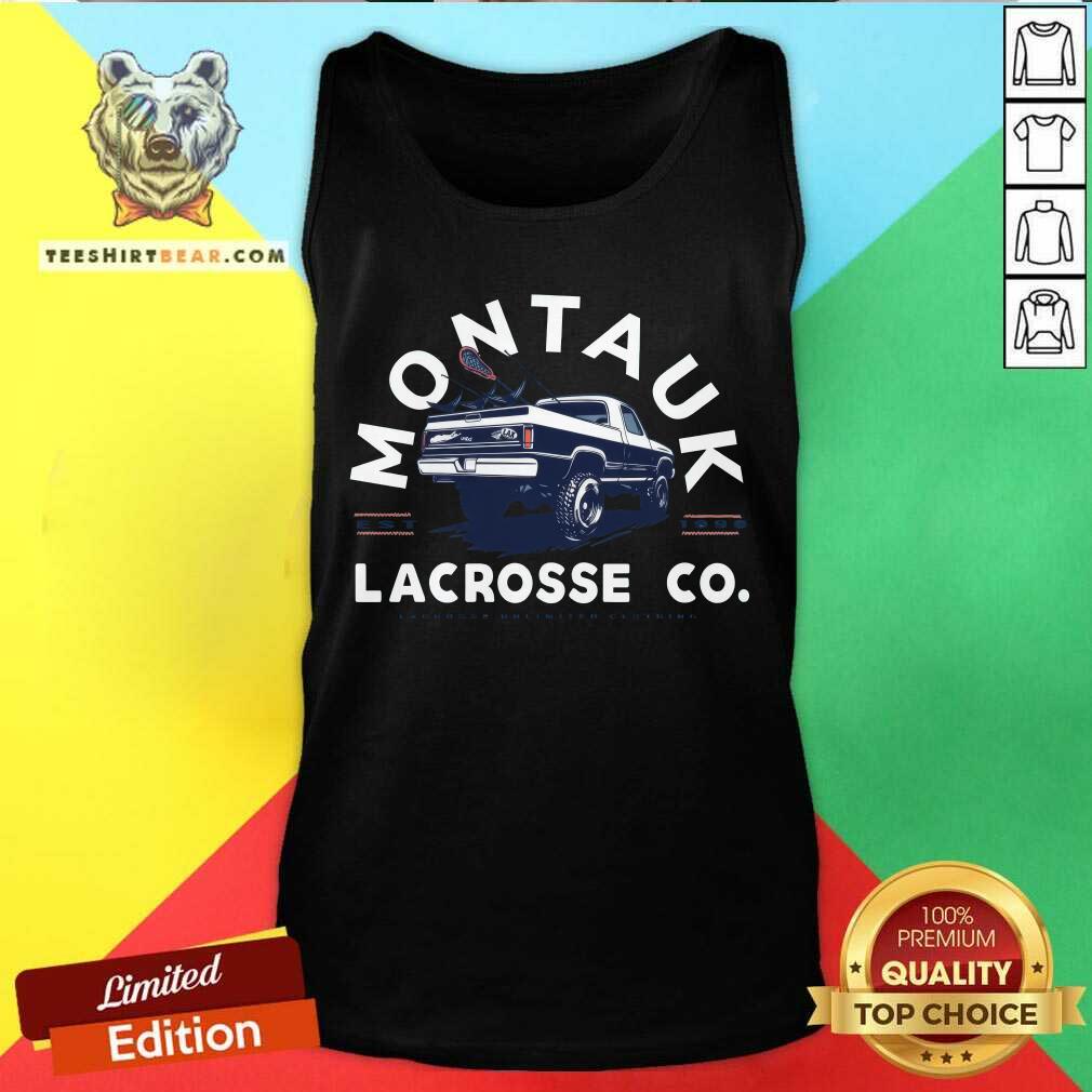 Pretty Montauk Lacrosse Pickup Truck Est 1990 Tank-top