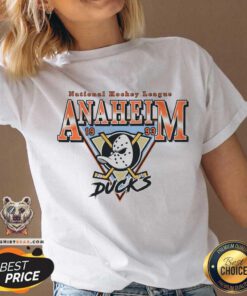 Pretty National Hockey League Anaheim Ducks 1993 V-neck
