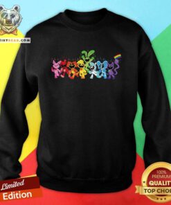 Pretty Poppy Playtime Smiling Critters Pride Sweatshirt