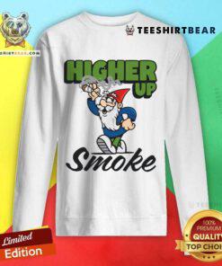 Top Higher Up Smoke Retro Gnome Sweatshirt