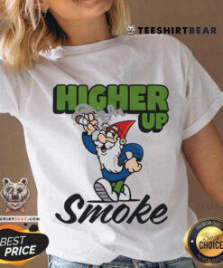 Top Higher Up Smoke Retro Gnome V-neck