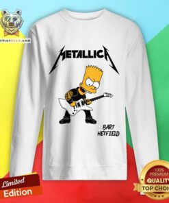 Top Metallica The Simpsons Bart Hetfield Sweatshirt