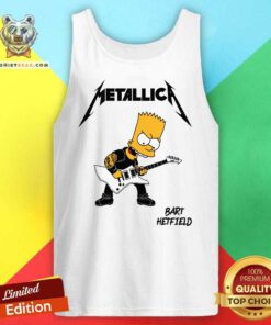 Top Metallica The Simpsons Bart Hetfield Tank-top