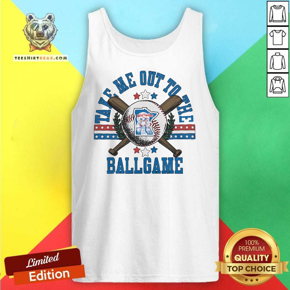 Top Minnesota Twins Take Me Out To The Ballgame Tank-top